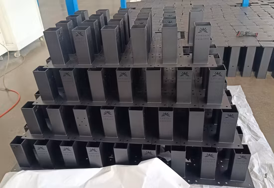 4X4 목재 기둥용 Pergola 3방향 스틸 암 Pergola 코너 브래킷